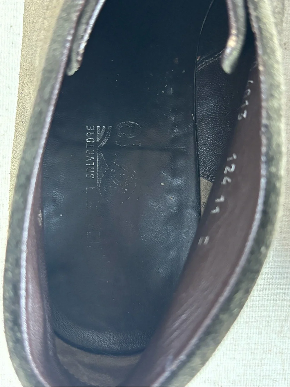Salvatore Ferragamo Suede Chukka Boots Italy Men’s 11 D Brown Luxury